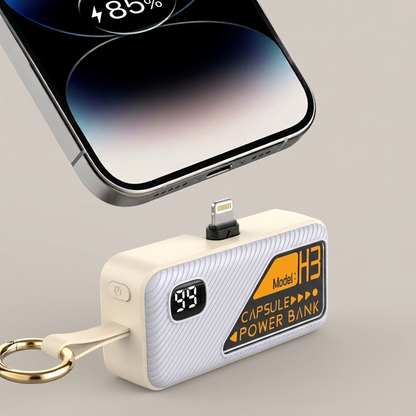 Special edition Lightning connector aligned below a compatible phone
